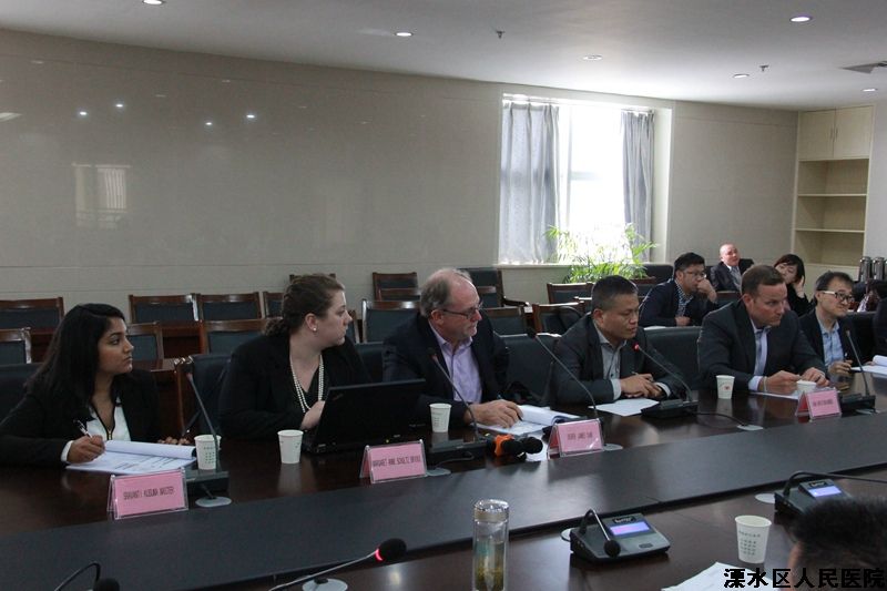 美国巴德公司专家莅临我院考察交流